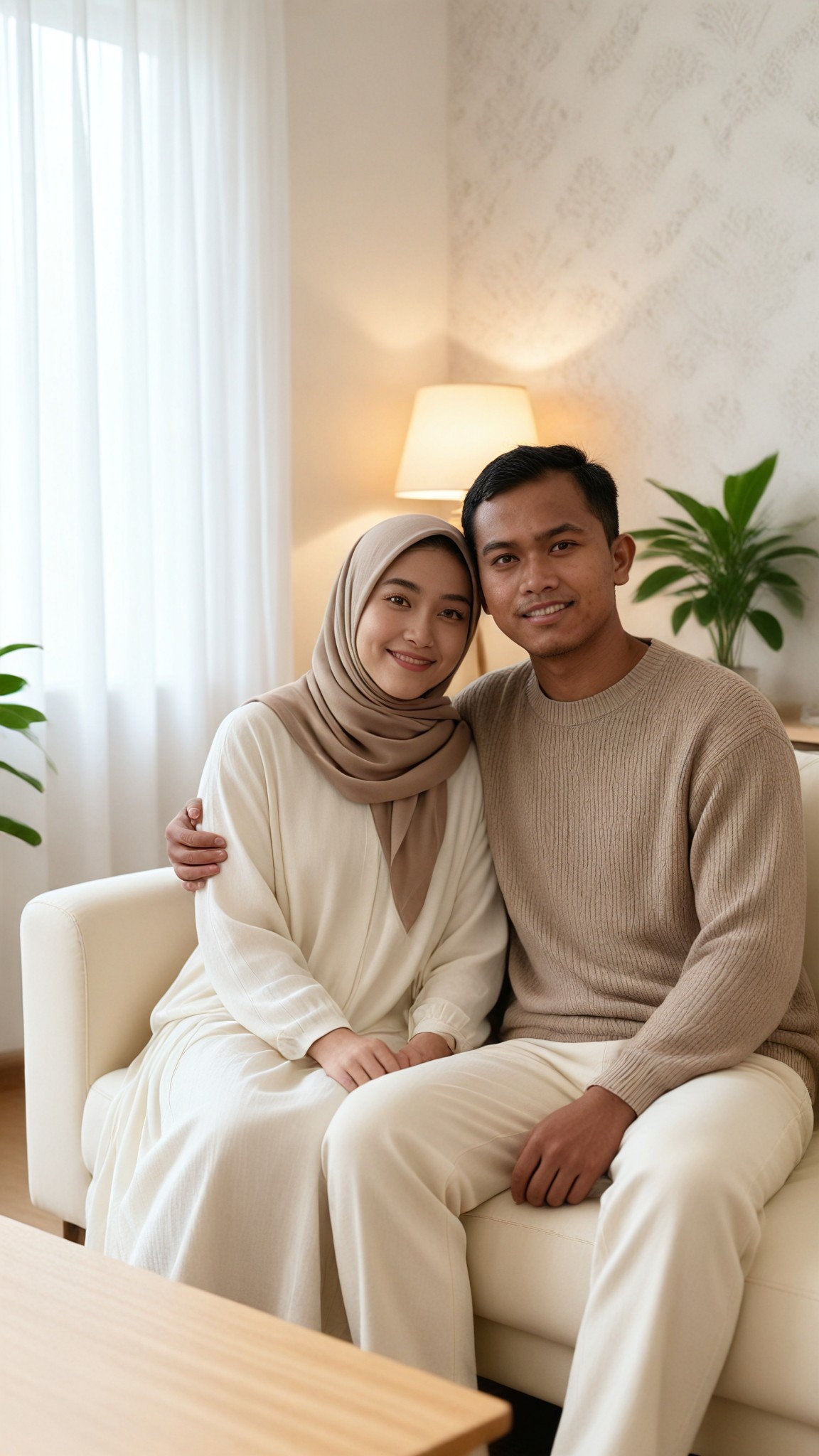 Cozy Sofa Couple image