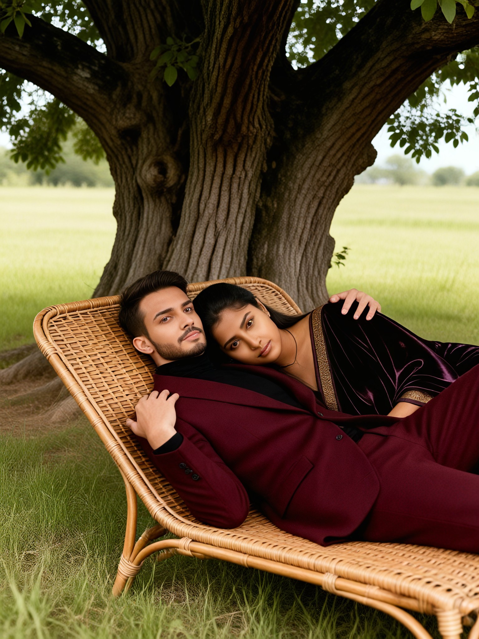 Couple lying down portrait-1 image