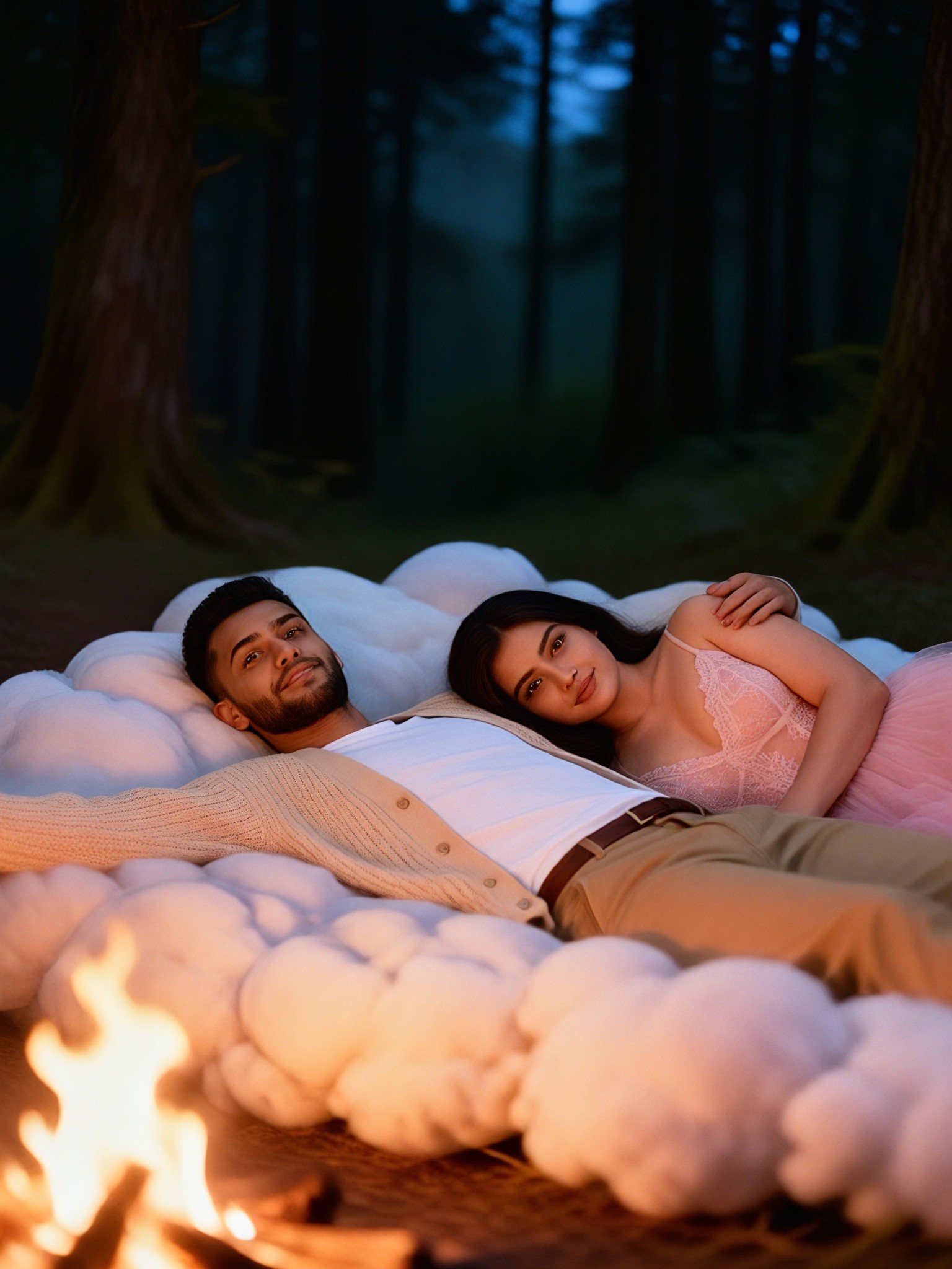 Couple lying down portrait-7 image