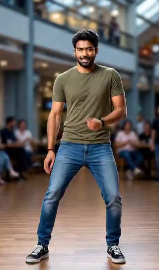 A man's graceful dance image