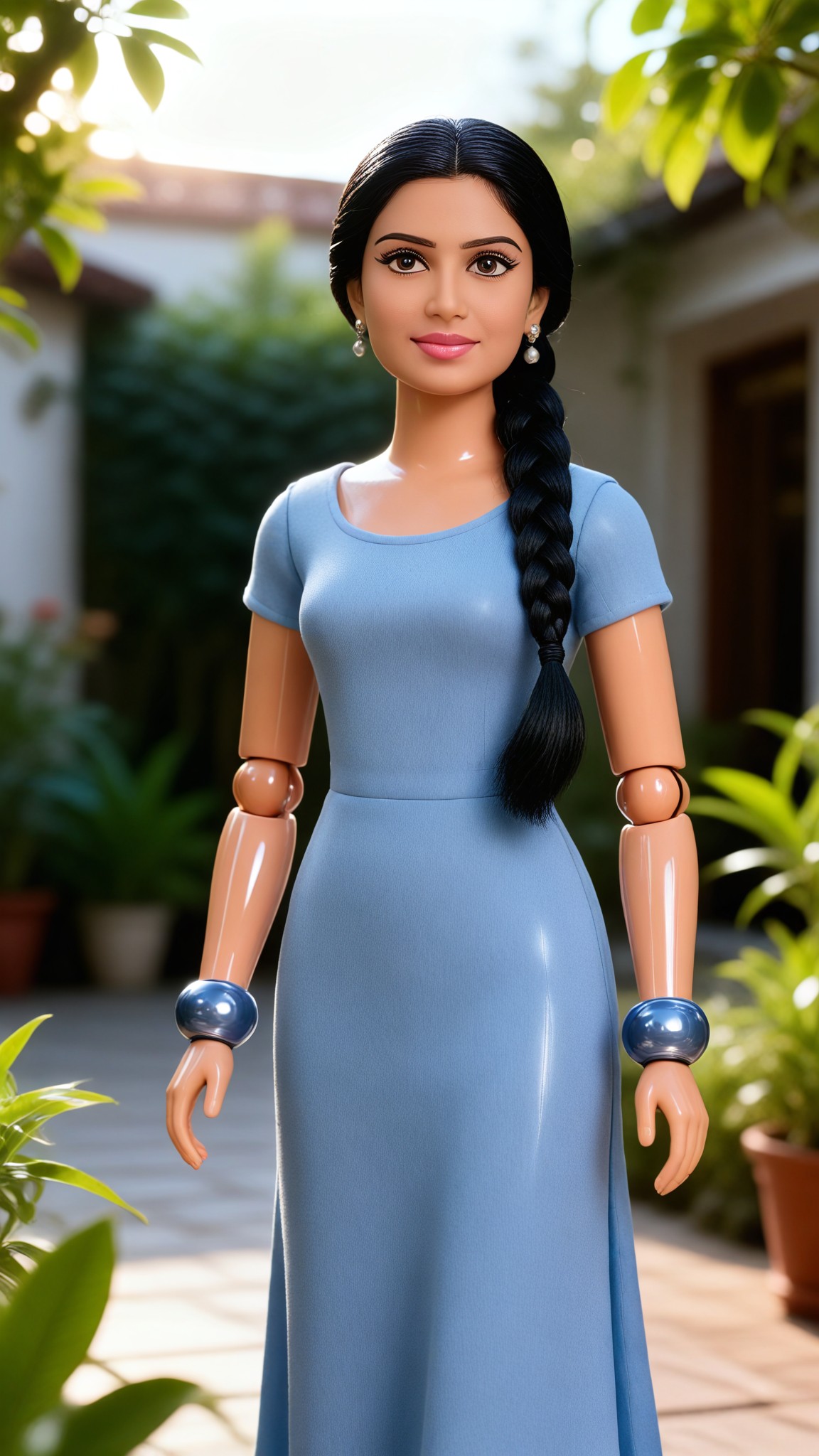 Retro Realistic Barbie Portrait image
