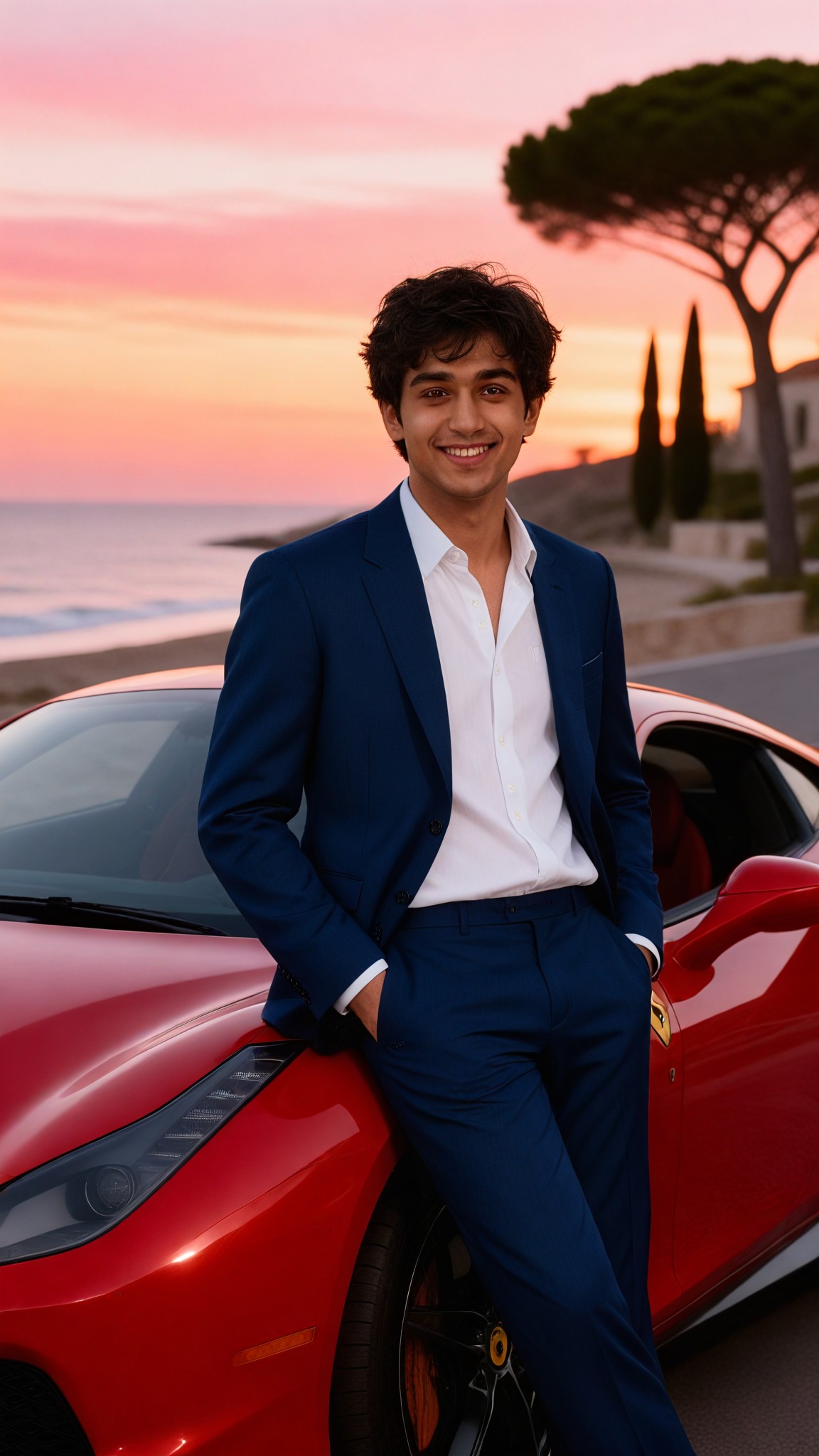 Red Ferrari image