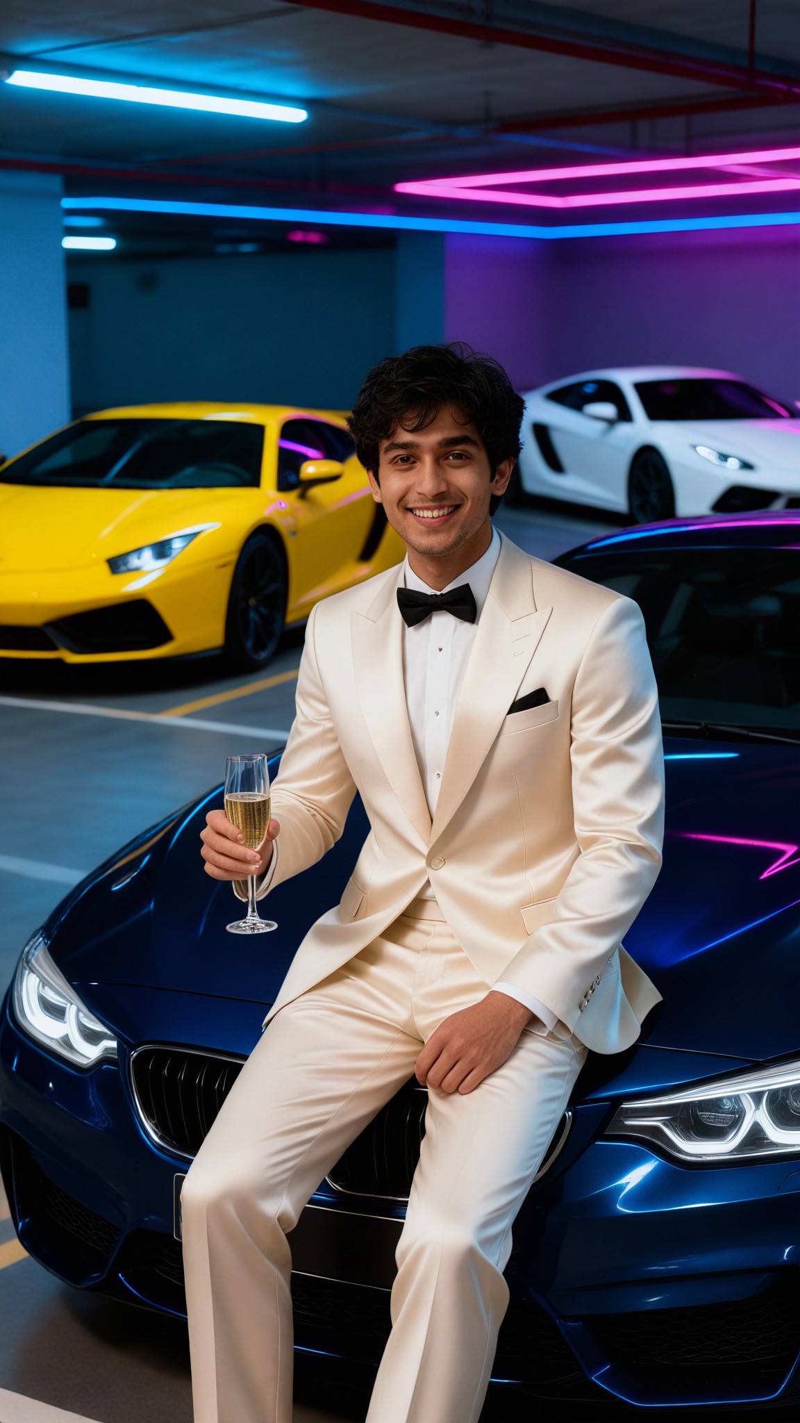 Blue BMW image