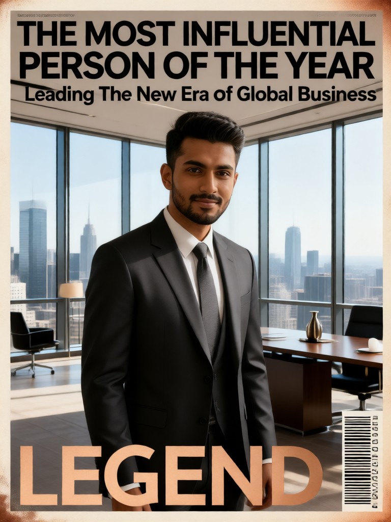 Appear on the magazine image