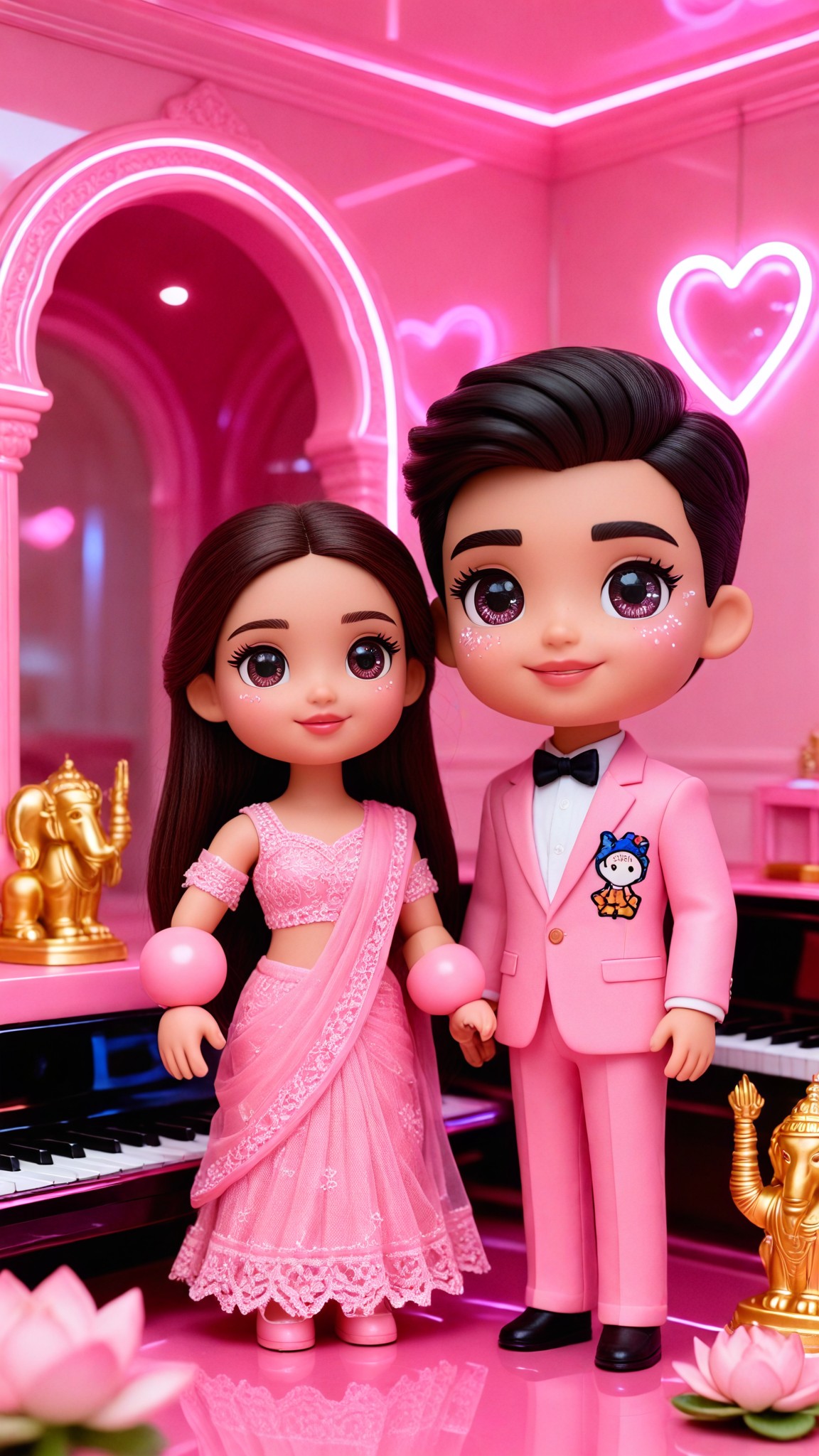 Q cute trendy toy, real-life Barbie image
