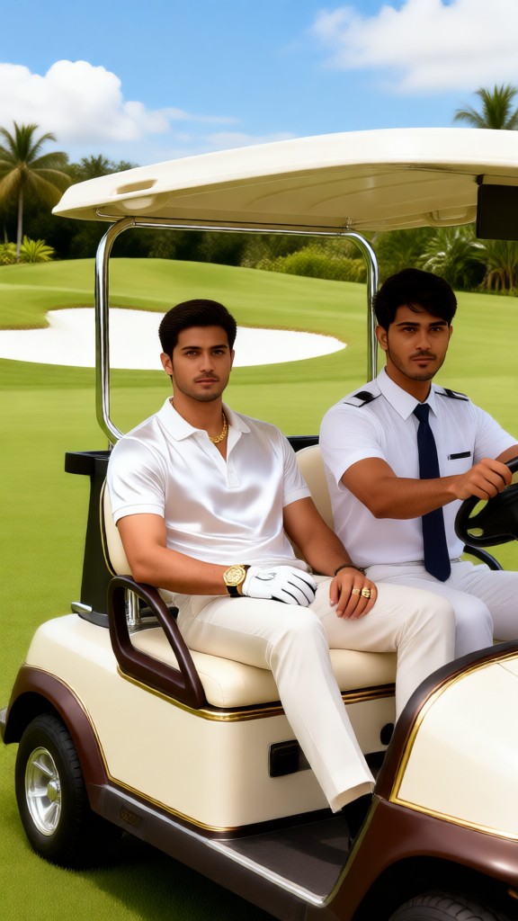 Boss Ba plays golf image