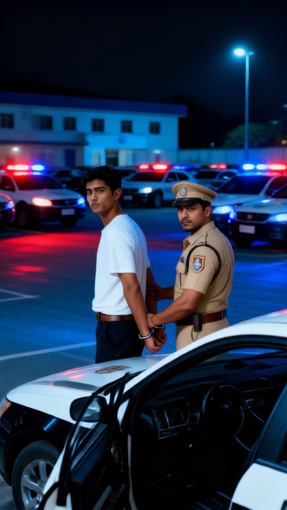 Crime Arrest Scene image