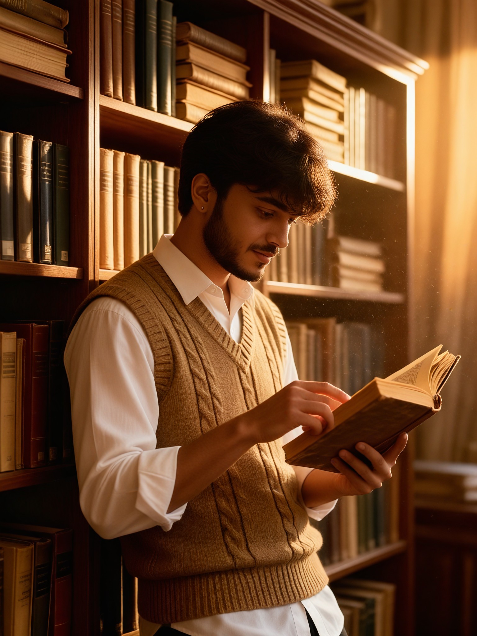 Vintage Bookstore Soul Portrait image