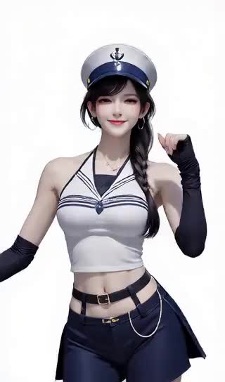 AI action simulation - sailor girls dance Tiktok dance - Mina dance image