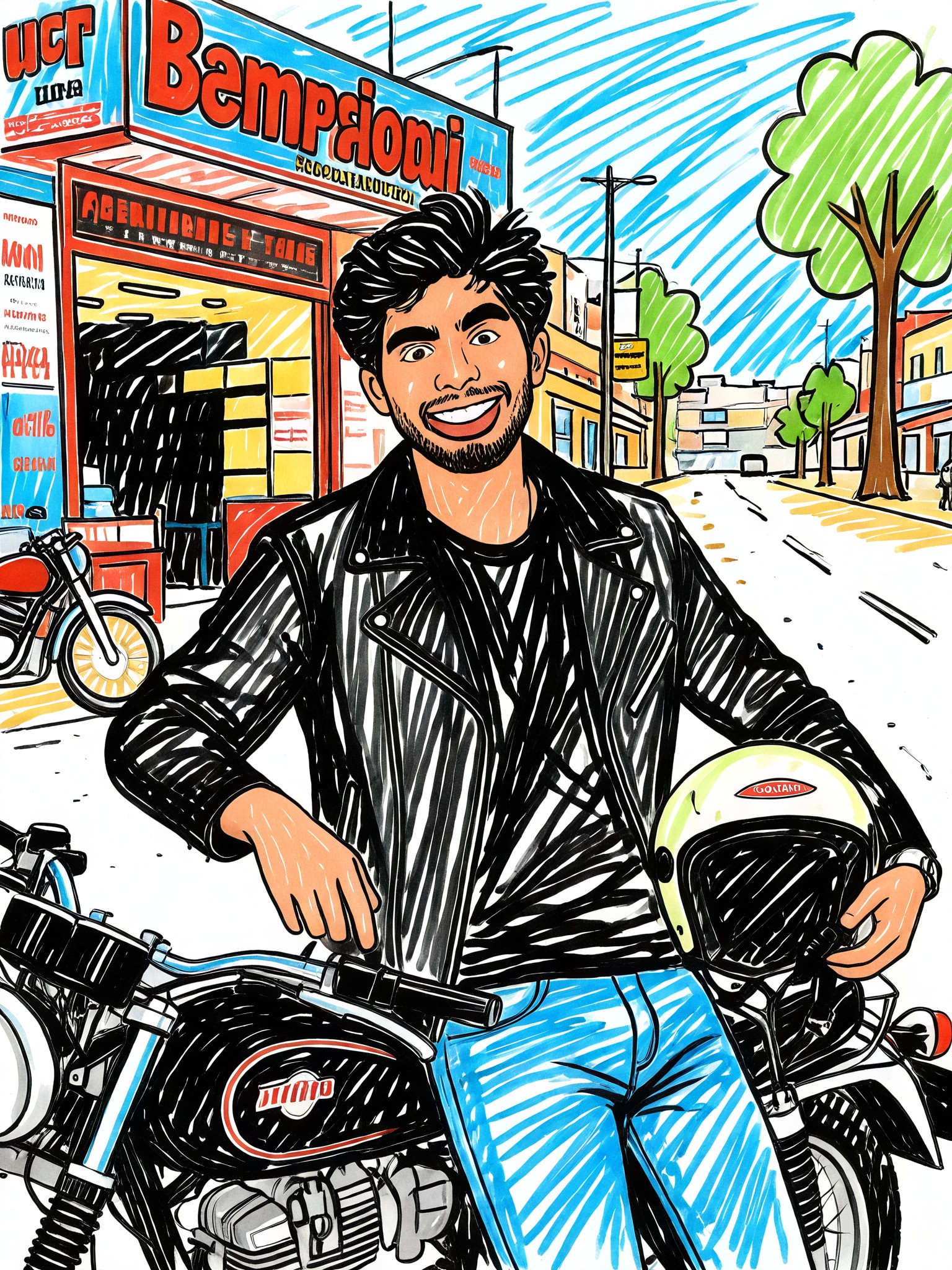 Hand-drawn image
