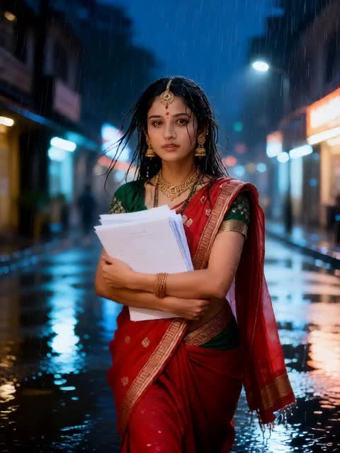 Encounter in the Rain image