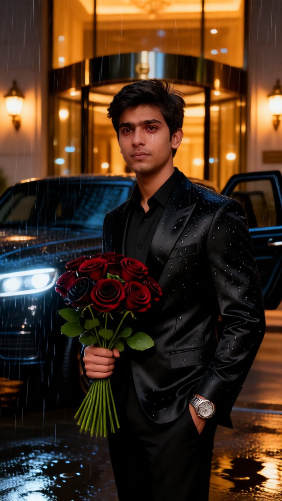 Mr. Ba suffered from a painful breakup on a rainy night image