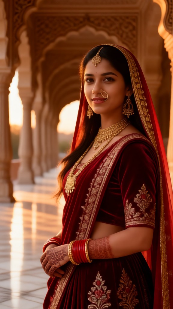 The Bride Under the Sunset Palace image