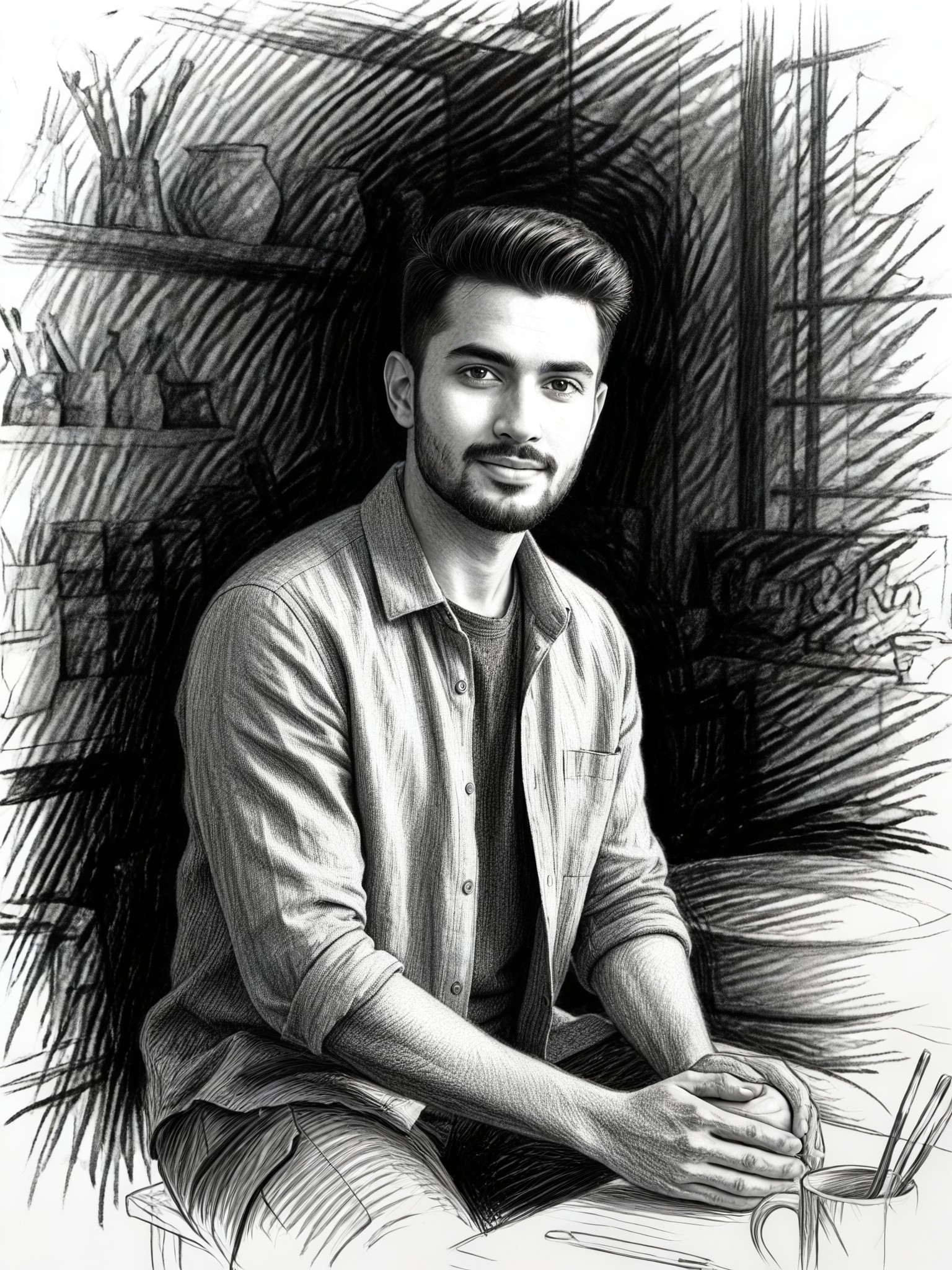 Dark Sketch Face image