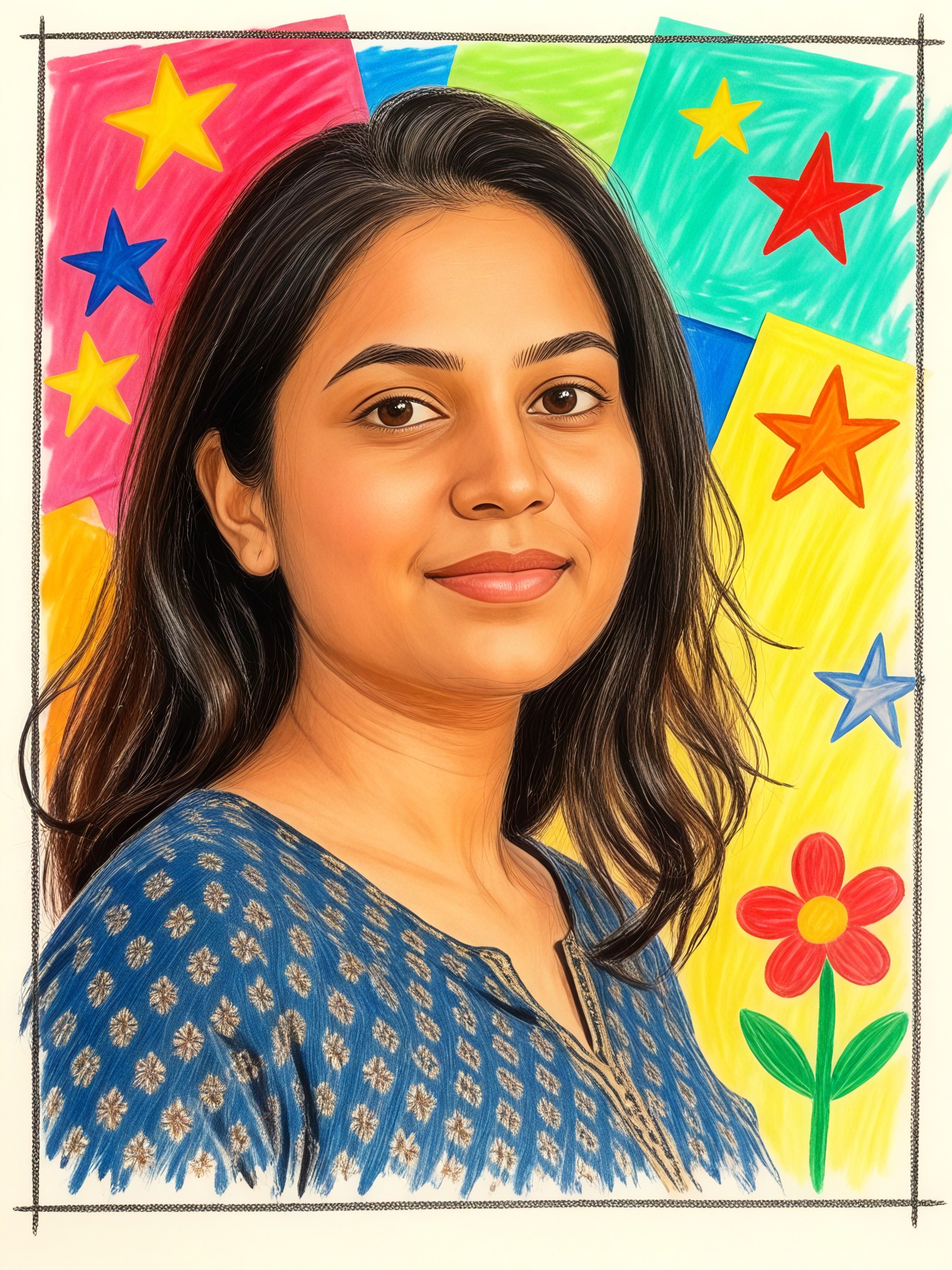 Crayon Portrait image