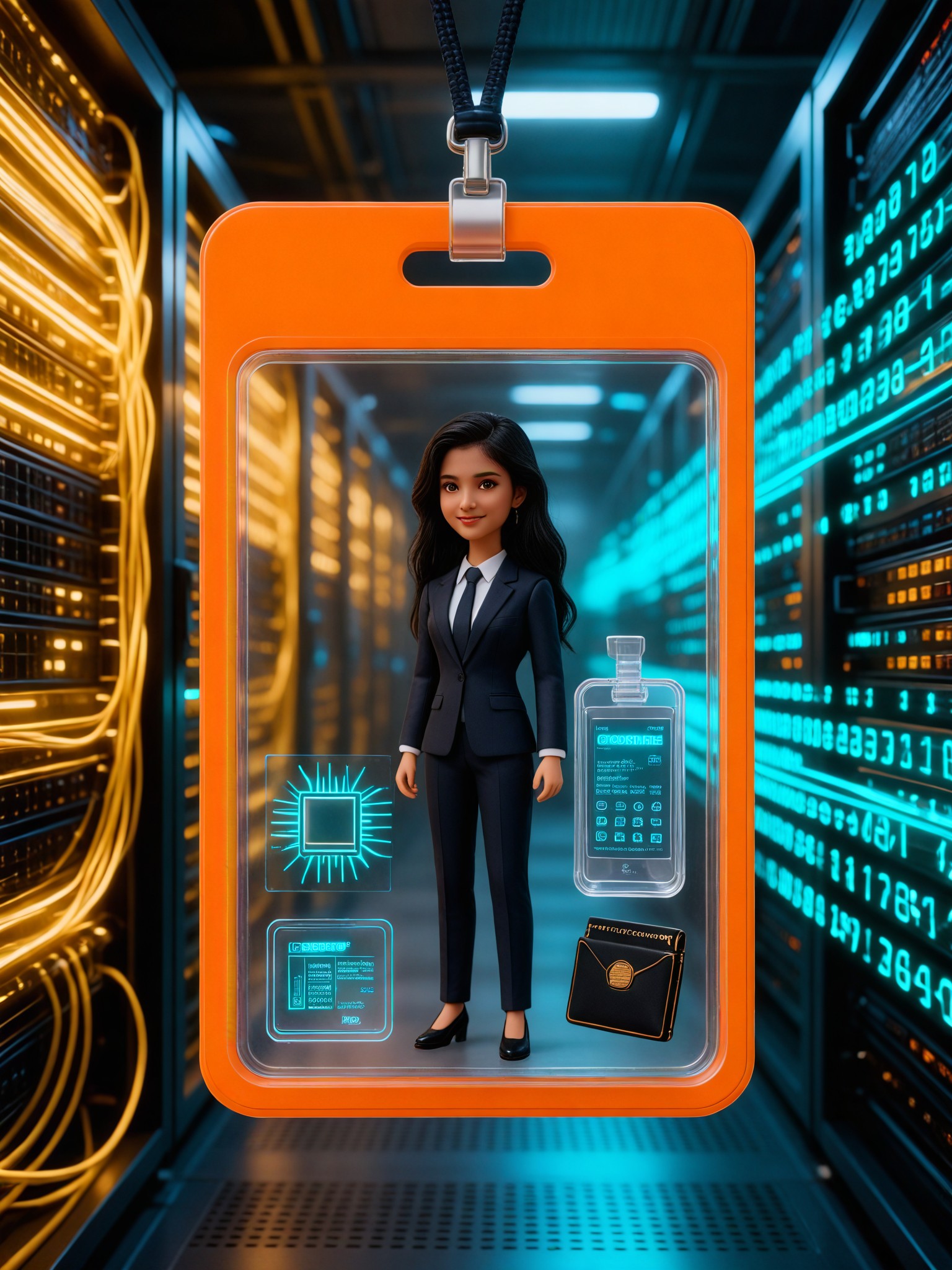Financial Department Data Doll Portrait image