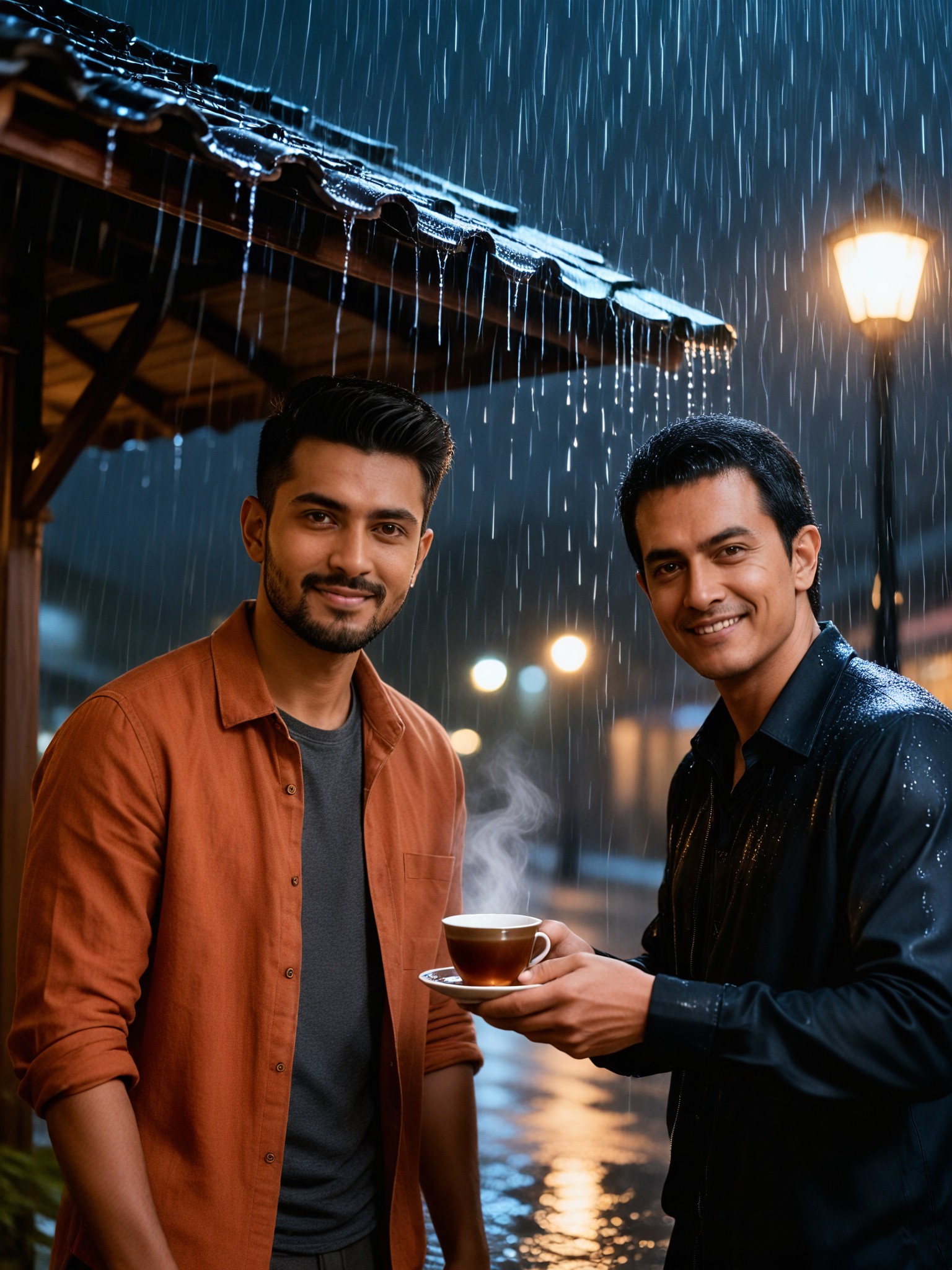 Having tea with Aamir Khan image