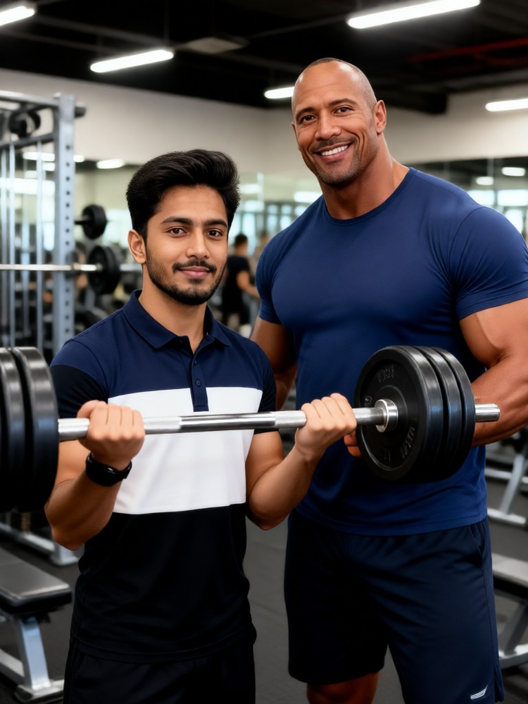 Fitness with Dwayne Johnson  image