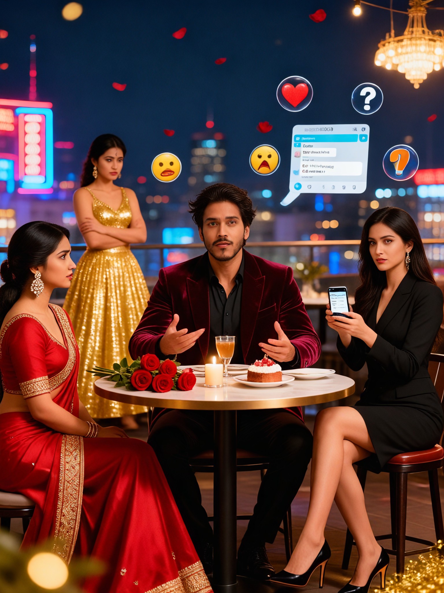 Famous scene from the movie stills of Pati Patni Aur Woh Do image