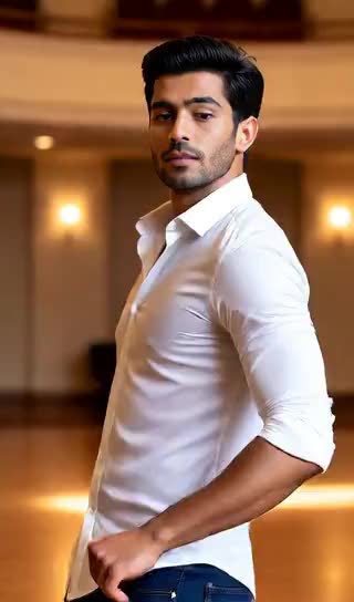 Beautiful man sexy dance image