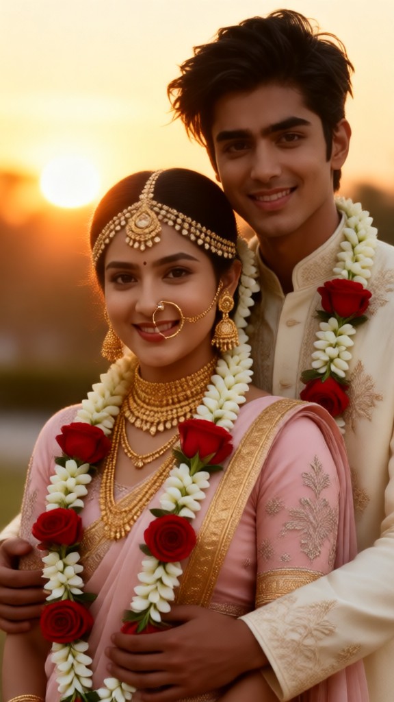 Wearing a wreath at the wedding-p1 image