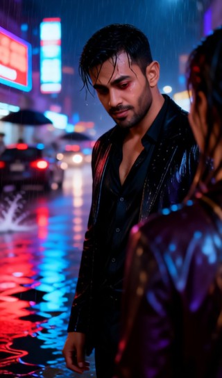 Male lead in a romance movie image