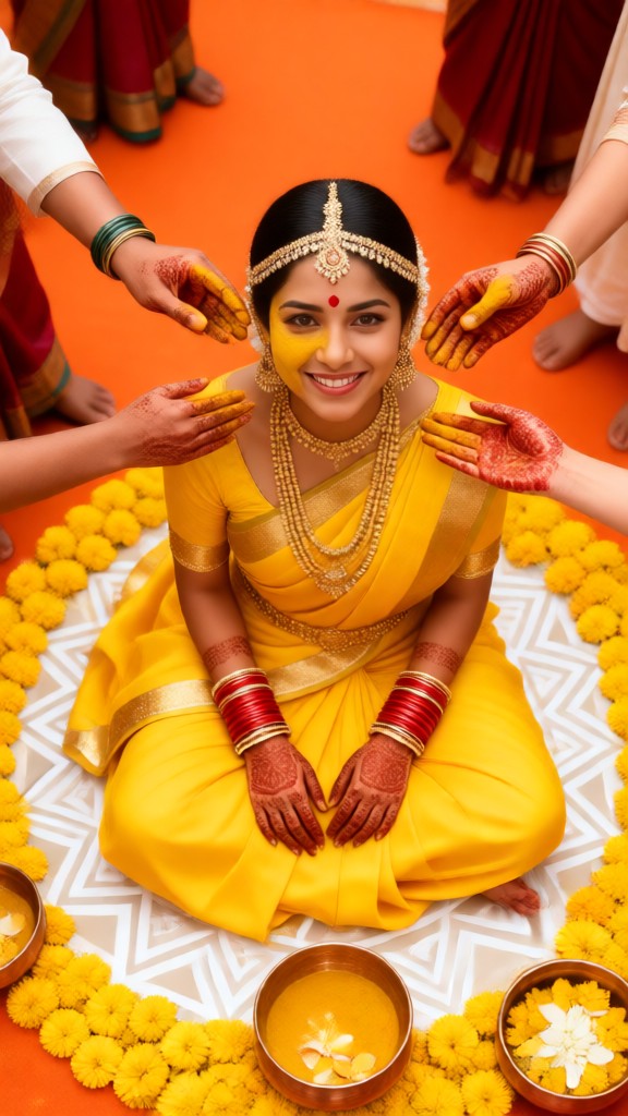 Indian Yellowing Ceremony-p image