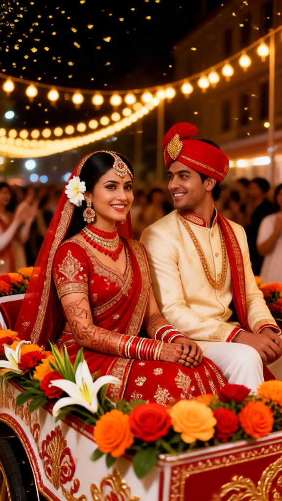Wedding float parade image