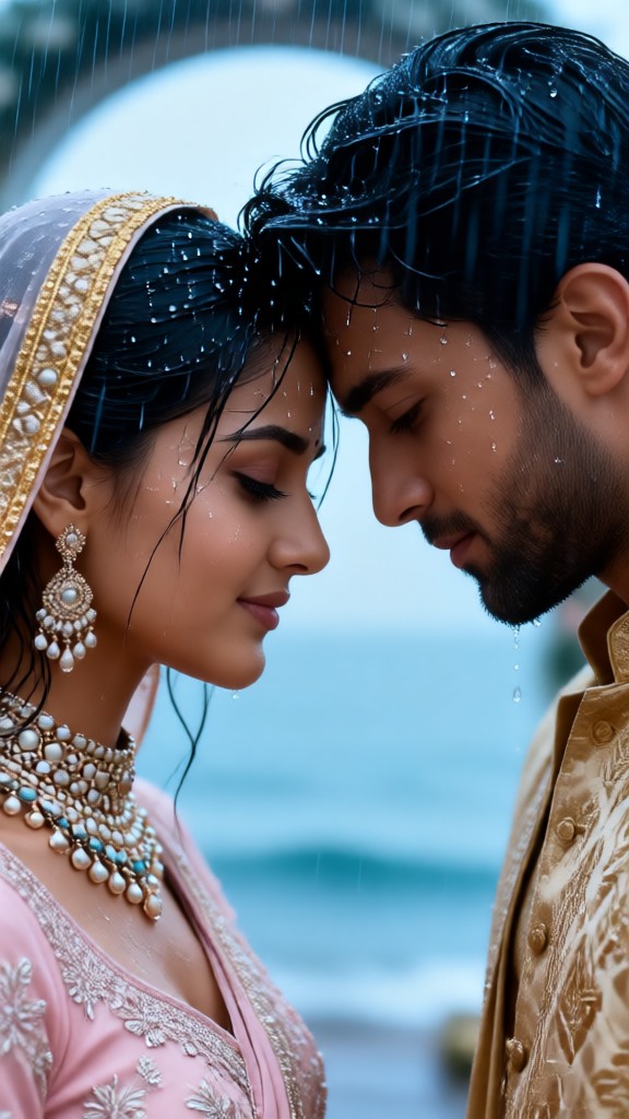 Romantic Wedding in the Rain-p1 image