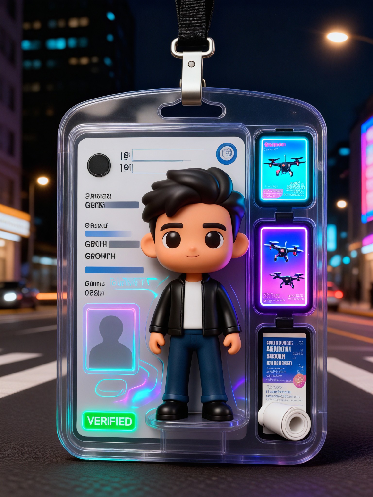 Neon Ad Growth Marketer Figure image