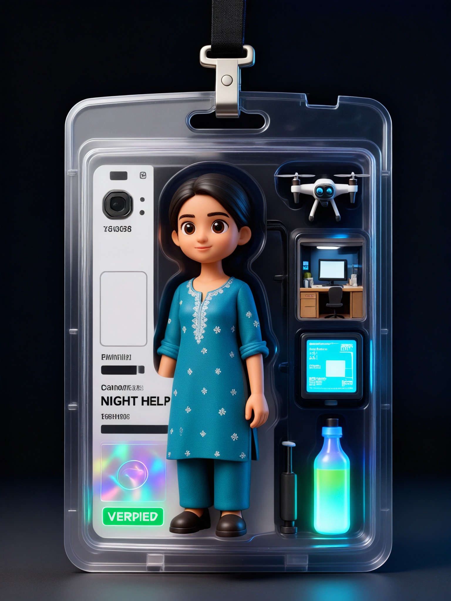 Late Night Support Station Figure image