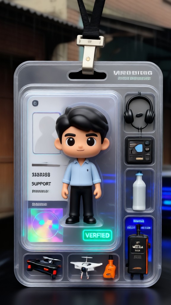 Communication Headset Support Staff Figure image