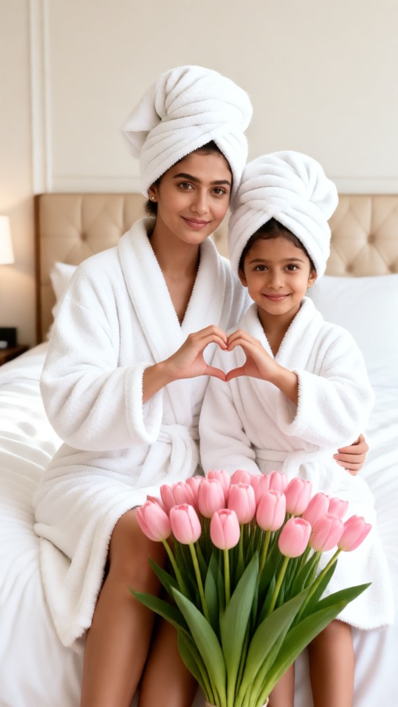 Staying in the hotel with your daughter image