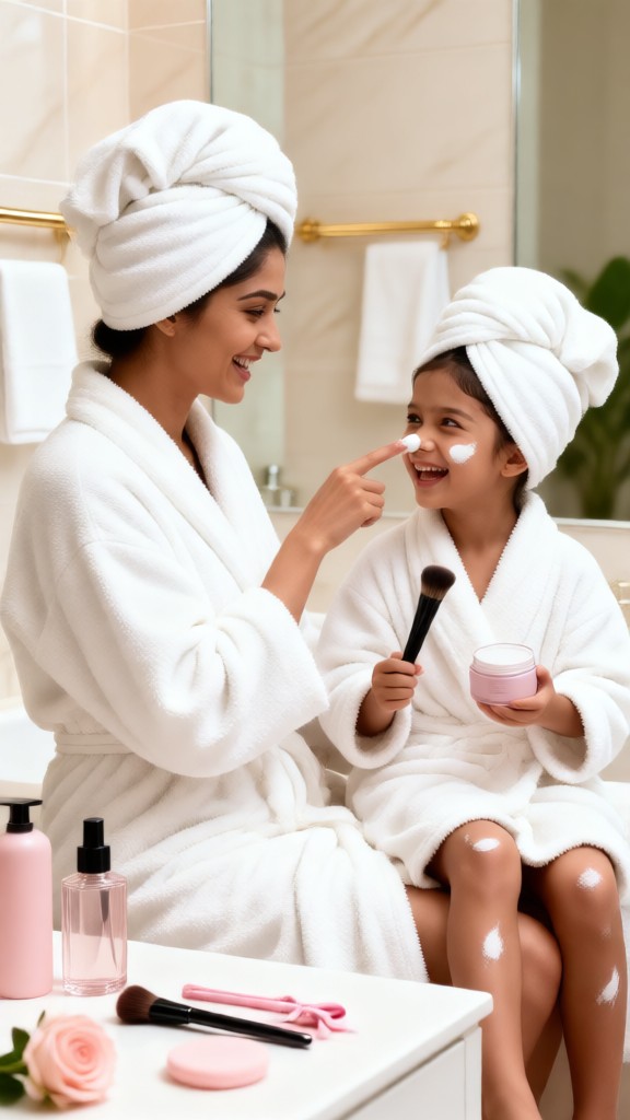 Staying in the hotel with your daughter image