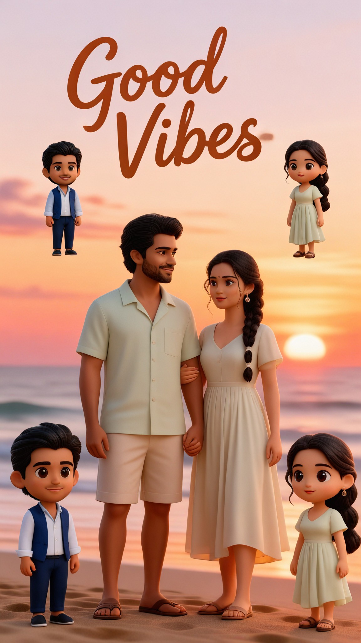 couple  Good Vibes Duo-3D image