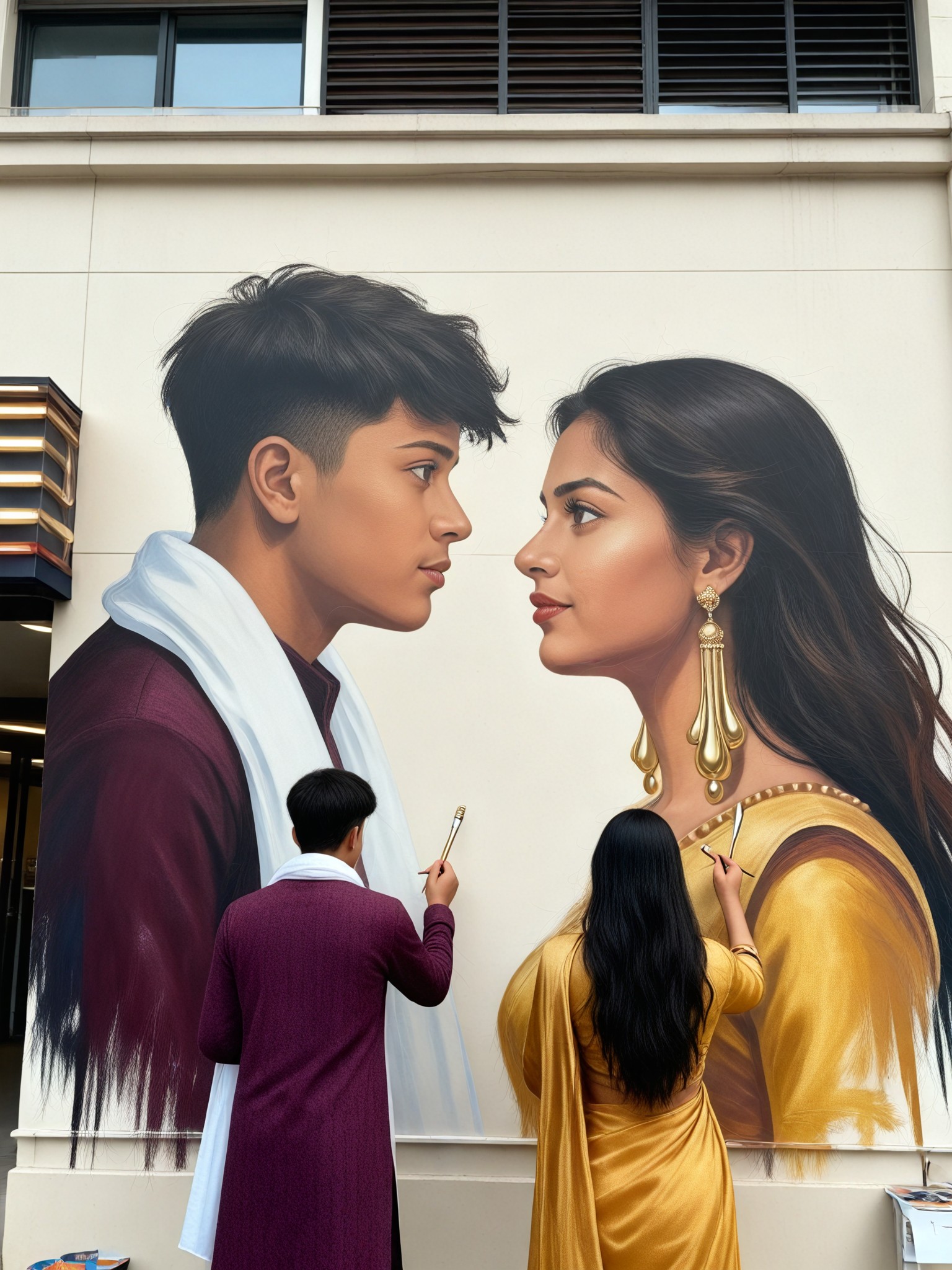 Bollywood Poster Wall Painting image