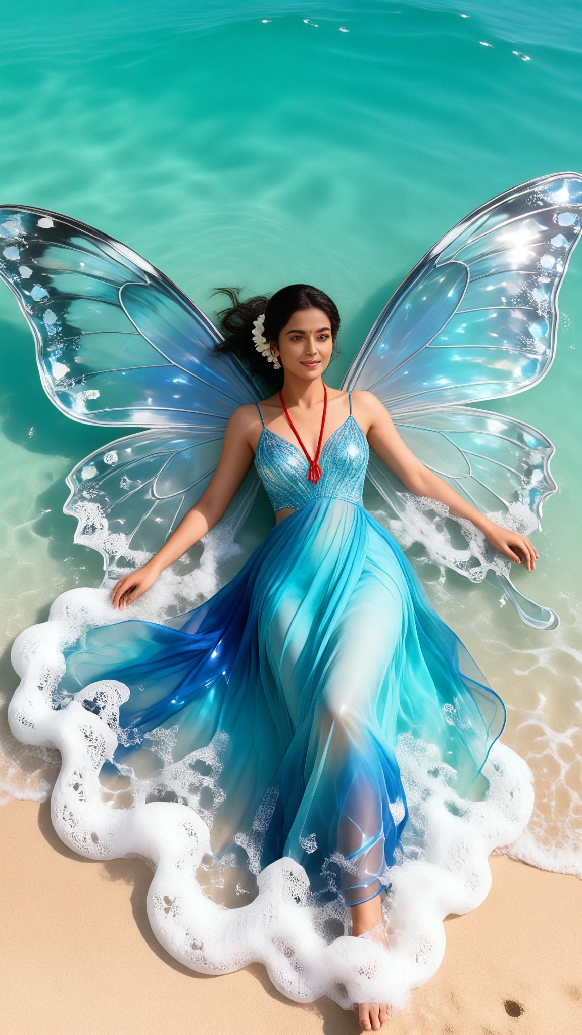 Aqua Butterfly image