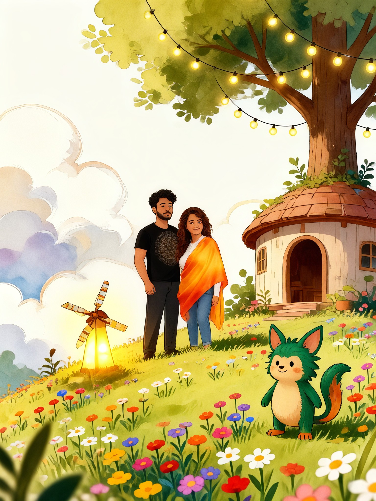Flower Hill Couple image