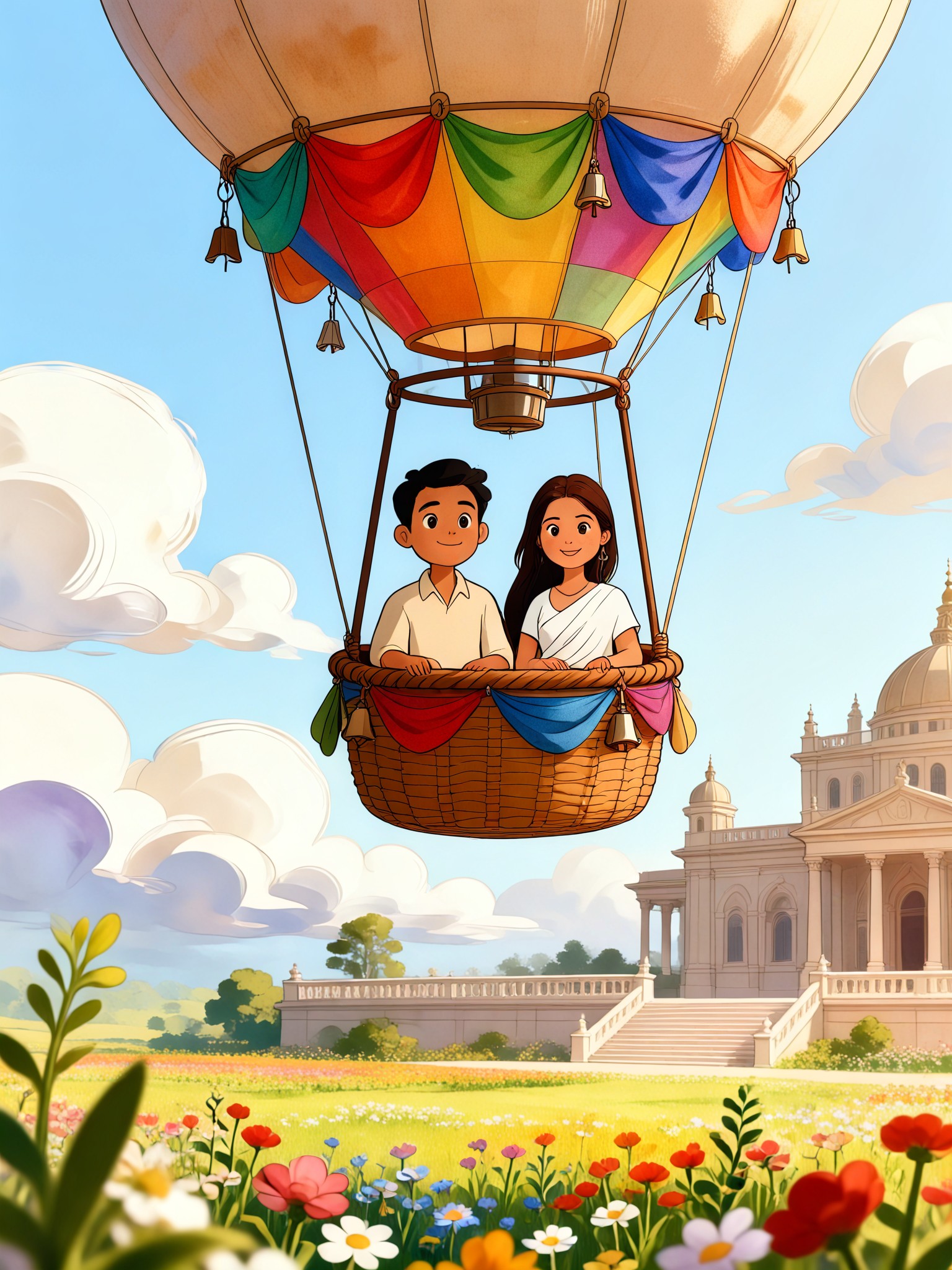 Balloon Over Palace image
