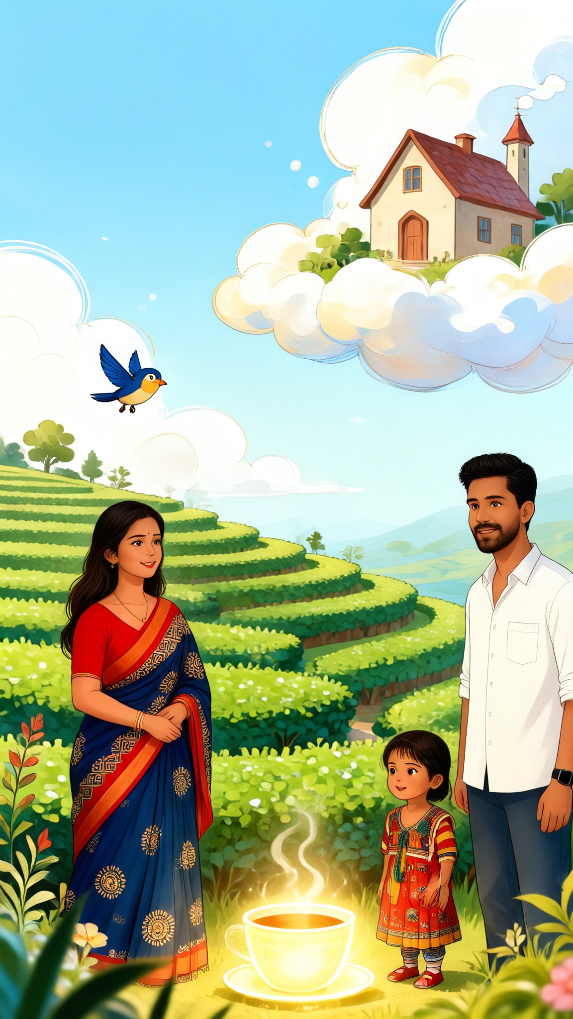Tea Garden Family Dream image