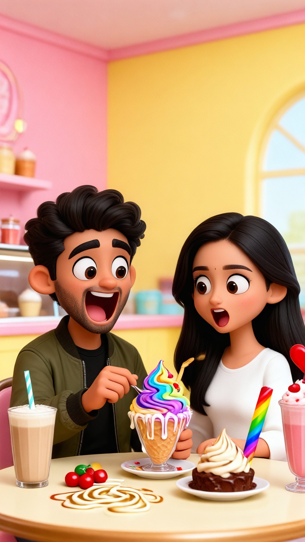 Q-Style Dessert Date Couple image