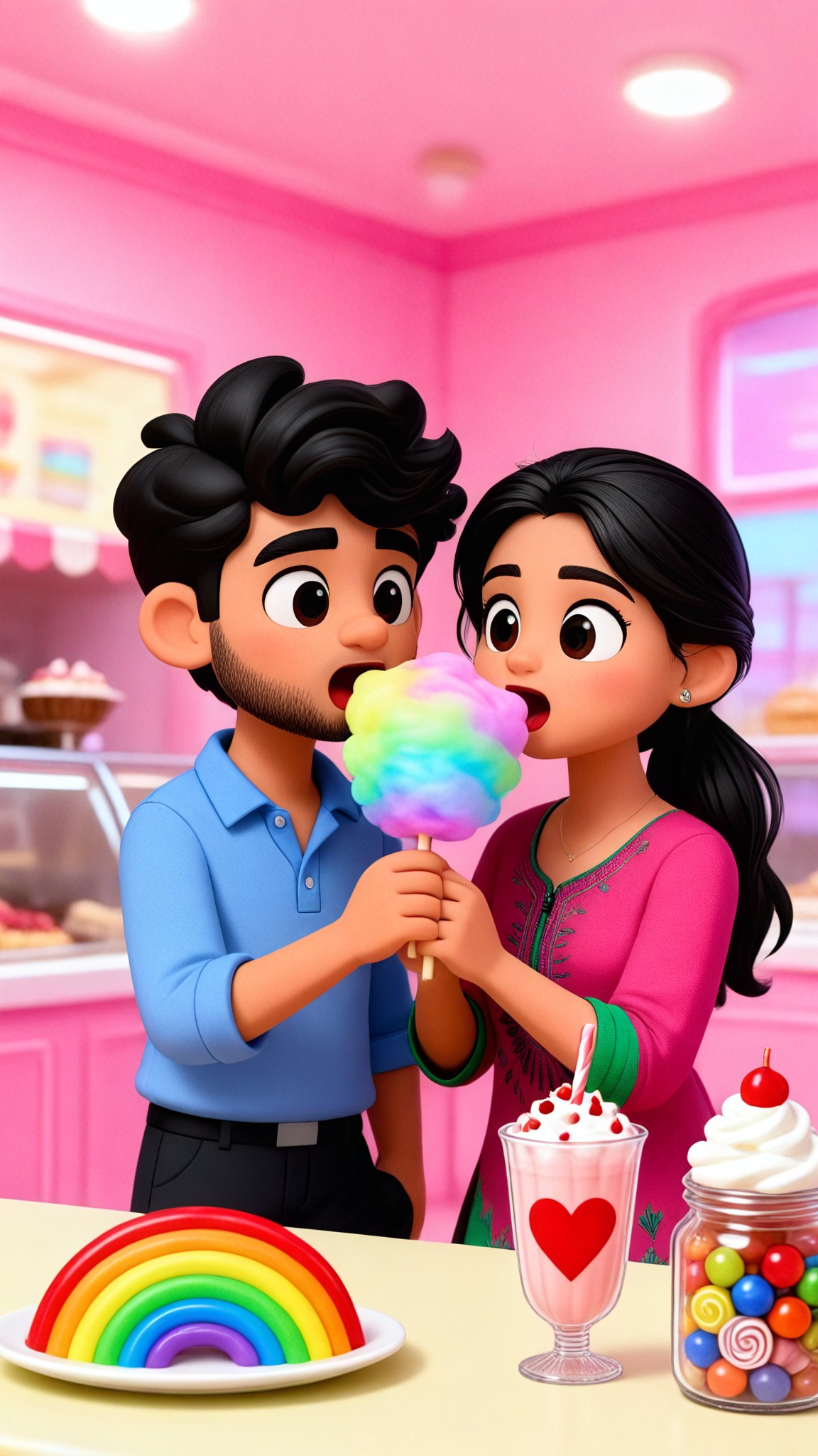 Q-Style Cotton Candy Date image