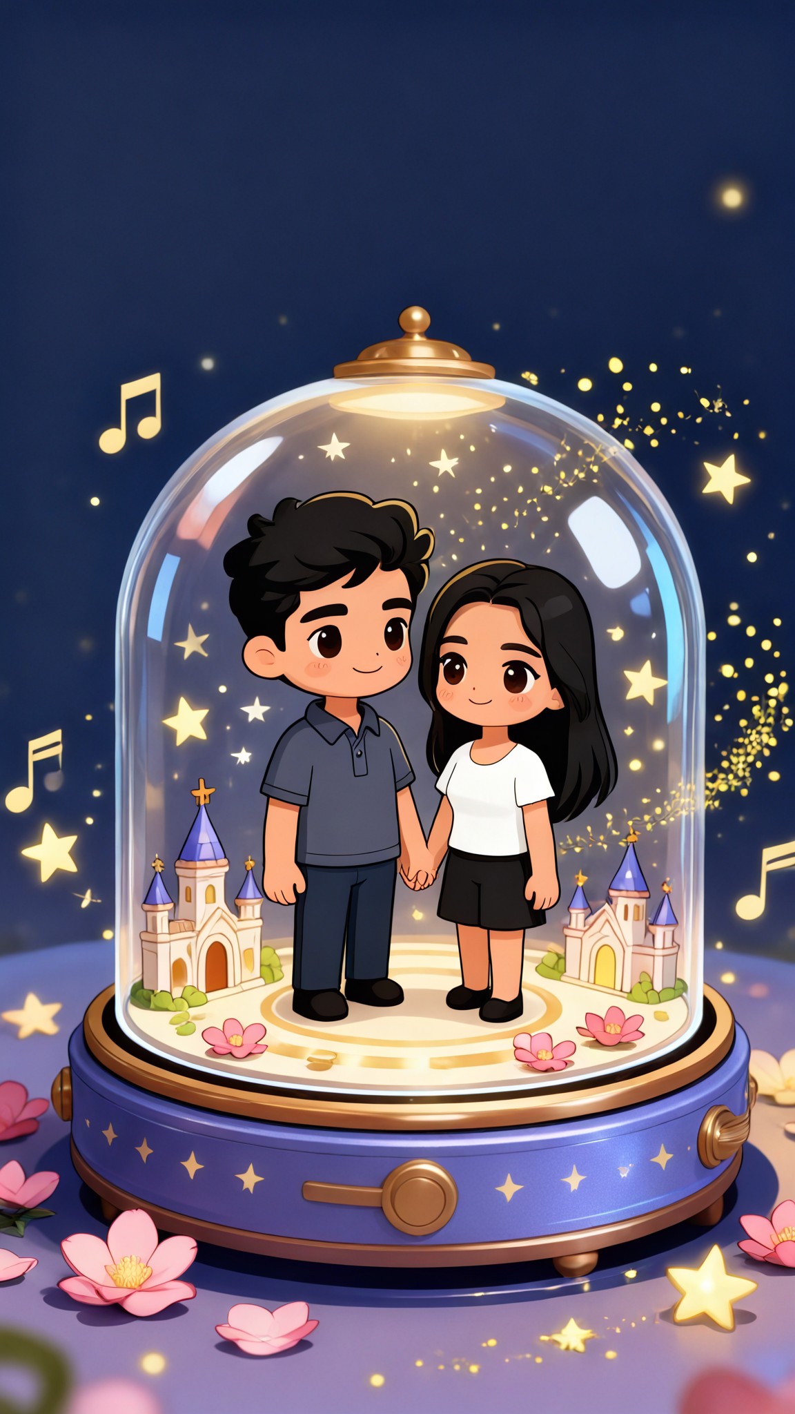 Q-Style Music Box Couple image