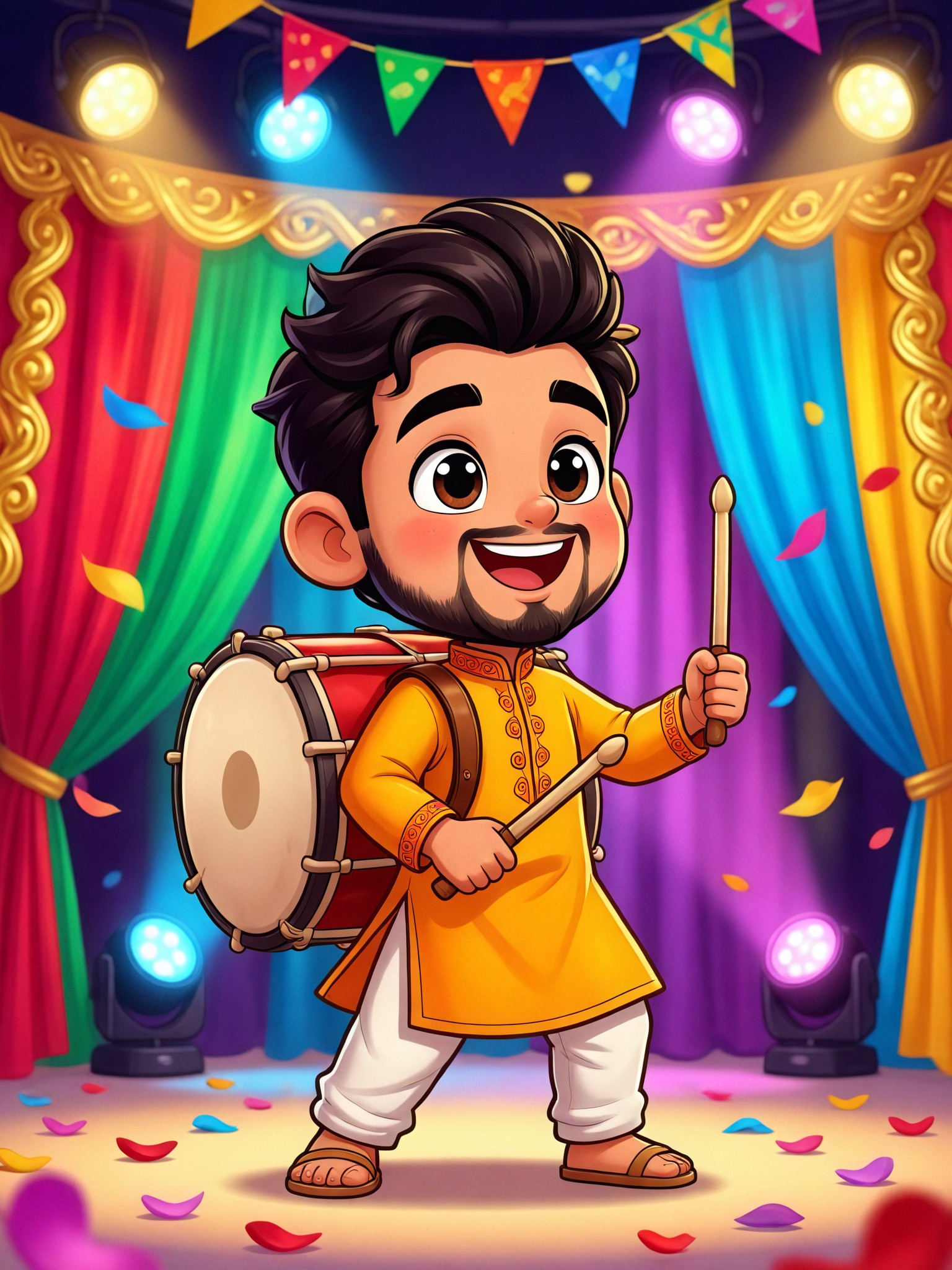 Q-Style Dhol Drummer Hero image