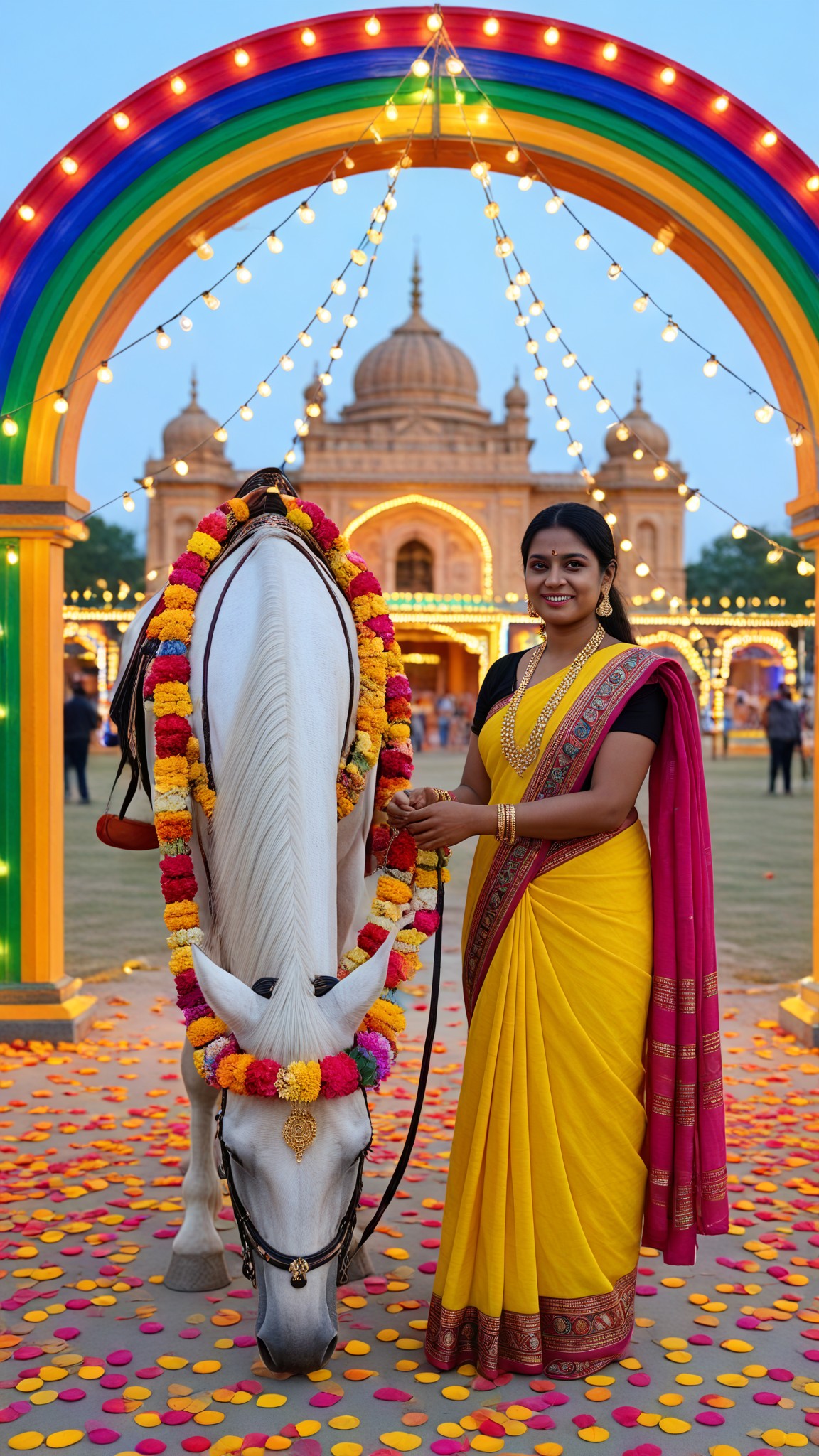 Palace Horse Garland Portrait image