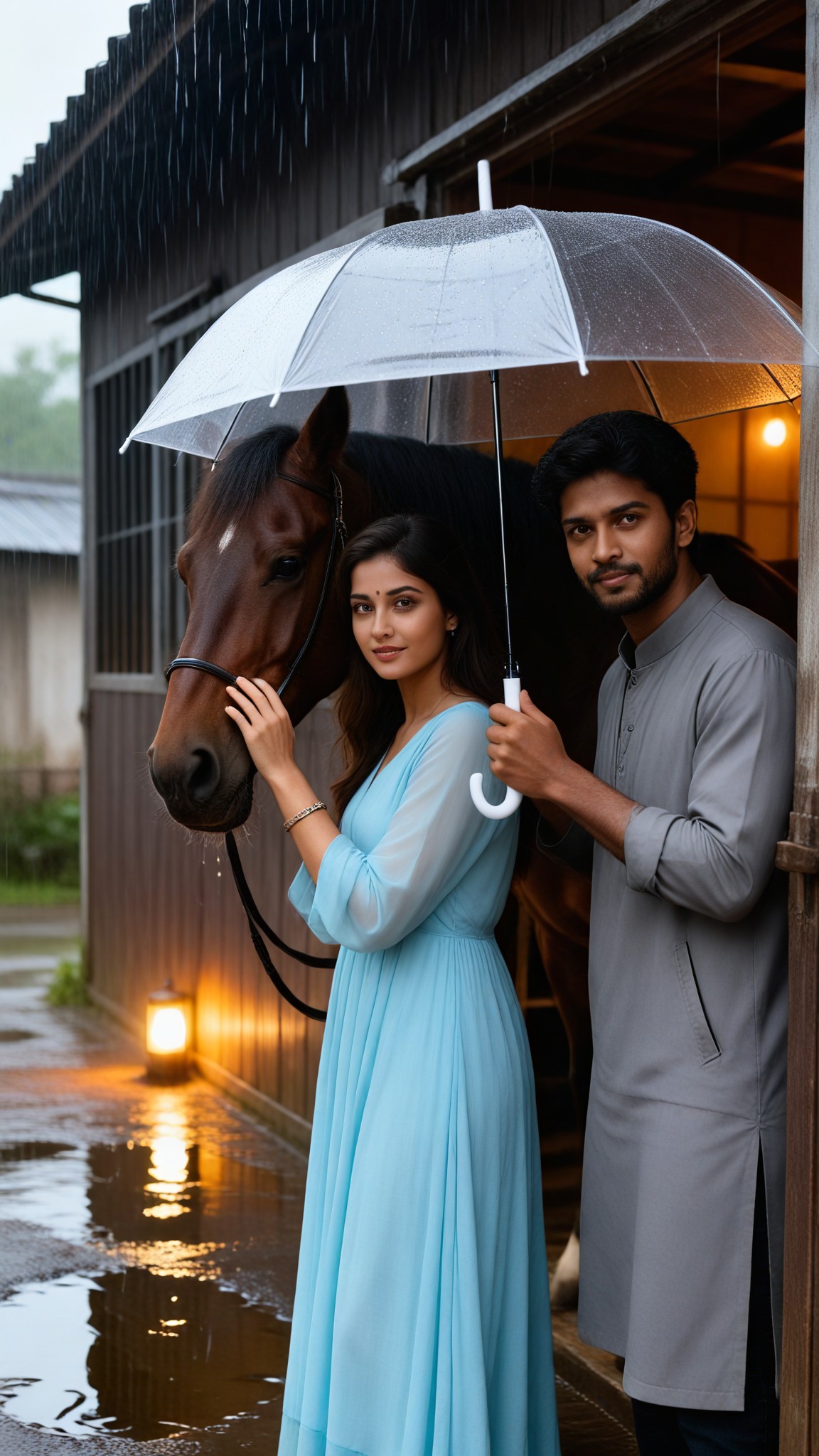 Monsoon Stable Couple Portrait image
