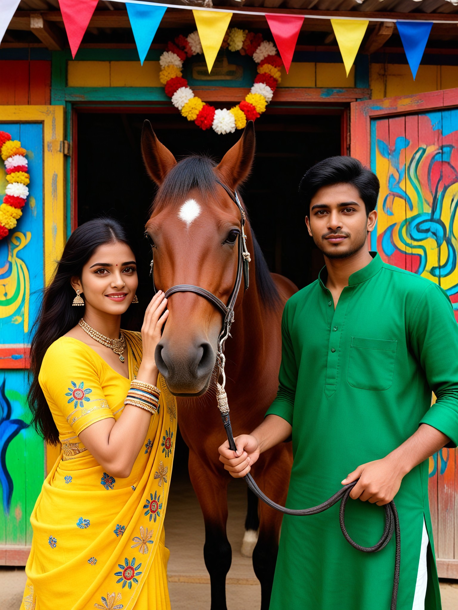 Color Stable Couple Portrait image