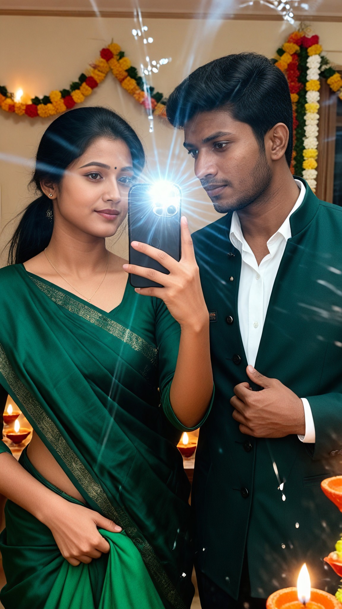Green Festival Couple image