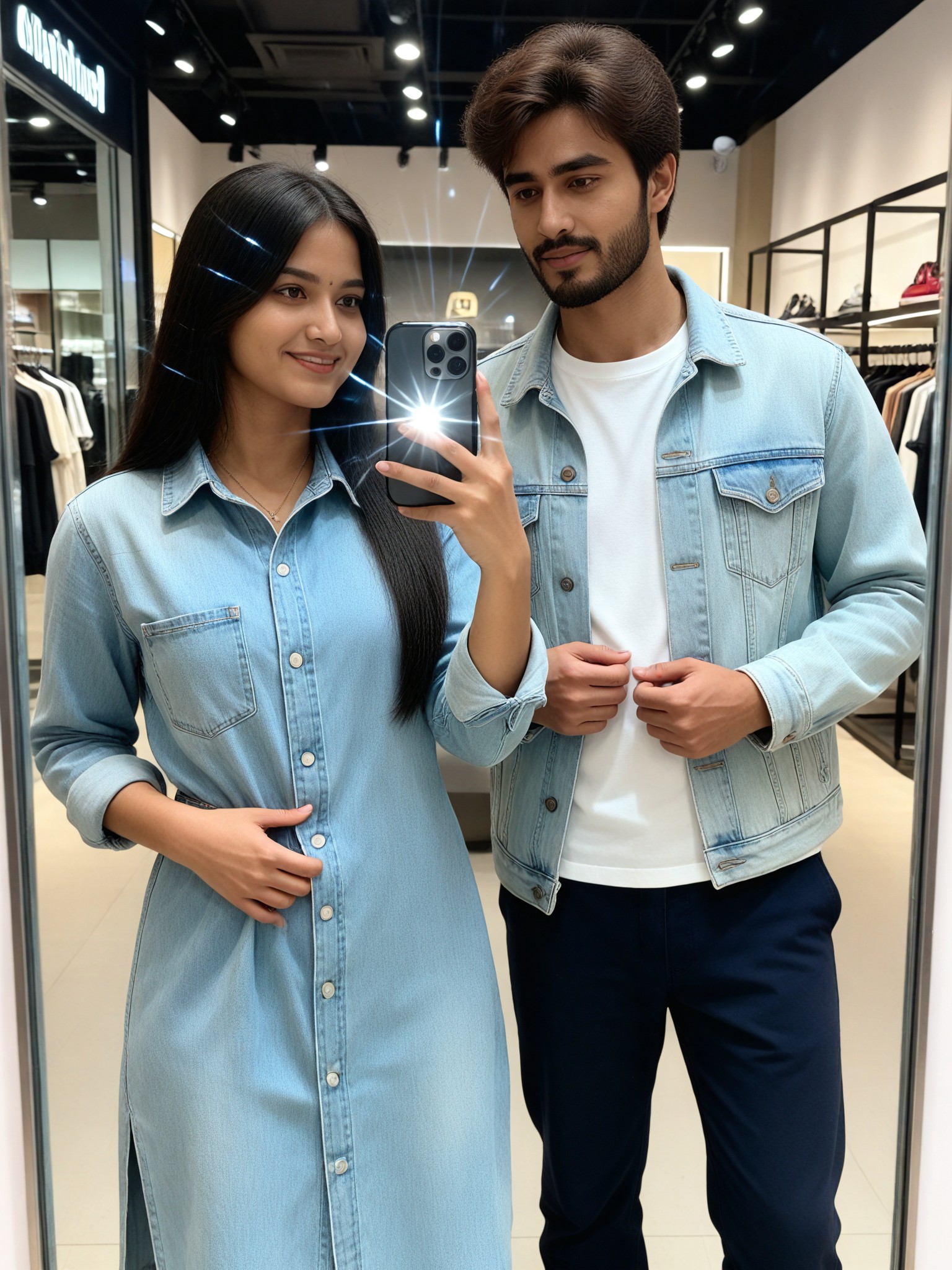 Mirror Date Denim image