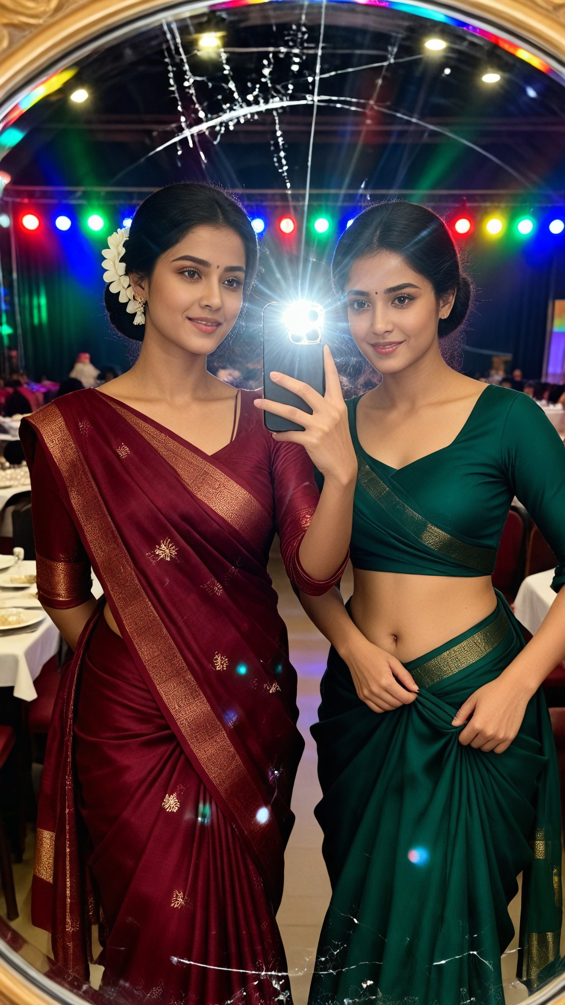 Sari Sisters Selfie image
